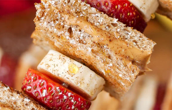 Peanut Butter & Jelly on a Stick