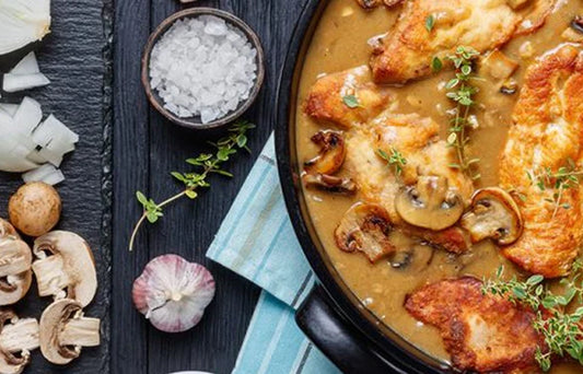 Chicken Marsala en Croute