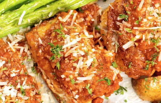 Cod and Asparagus Bake
