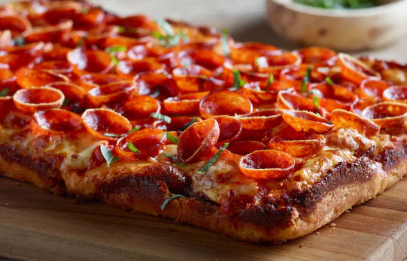 Detroit-Style Pepperoni Pizza