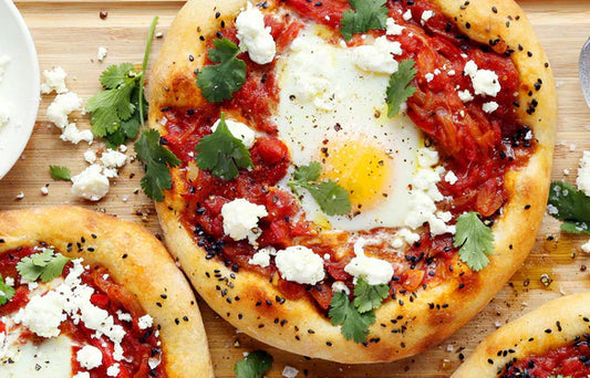 Shakshuka Breakfast Pizza