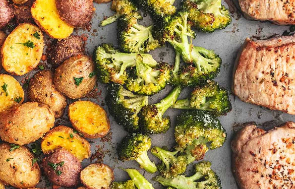 Sheet-Pan Pork Supper