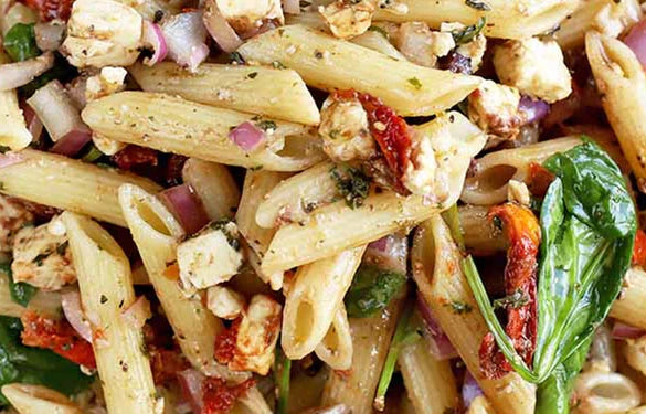 Spinach Feta Chicken Penne