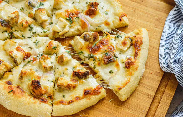 Chicken Alfredo Pizza