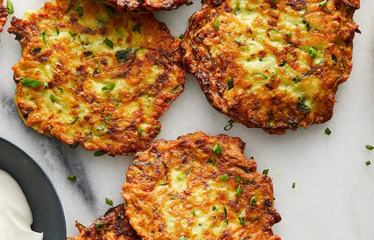 Zucchini Pizza Fritters