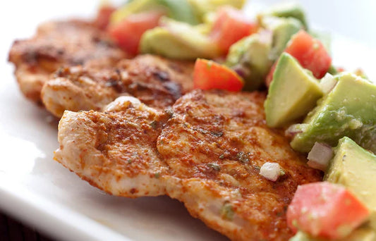 Grilled Pork with Avocado Salsa