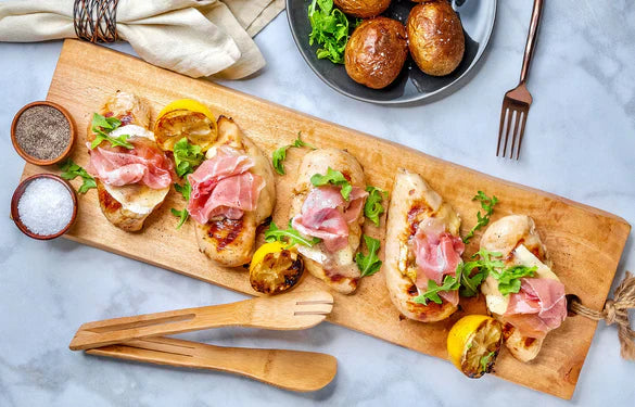 Grilled Chicken Cordon Bleu