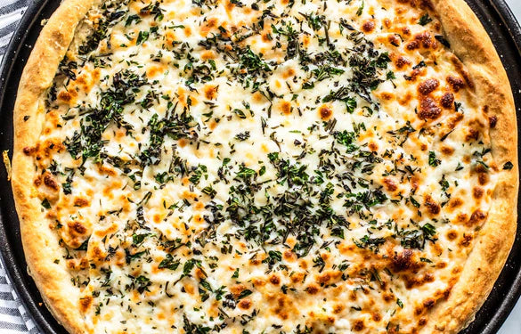 Garlic and Herb Three Cheese Pizza