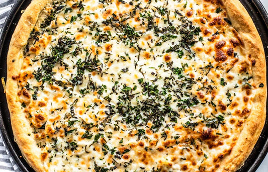 Garlic and Herb Three Cheese Pizza