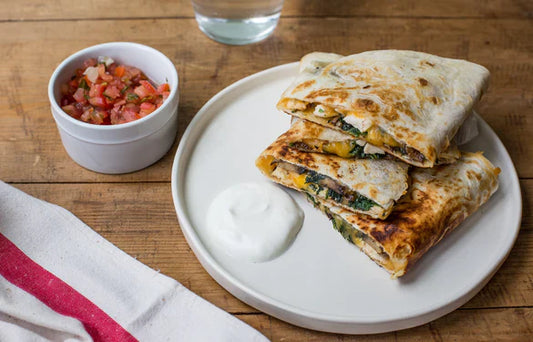 Chicken-Mushroom Quesadillas