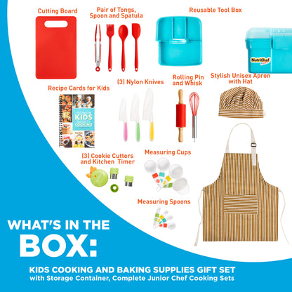 Kids Cooking and Baking Supplies Gift Se NCKIDCK25