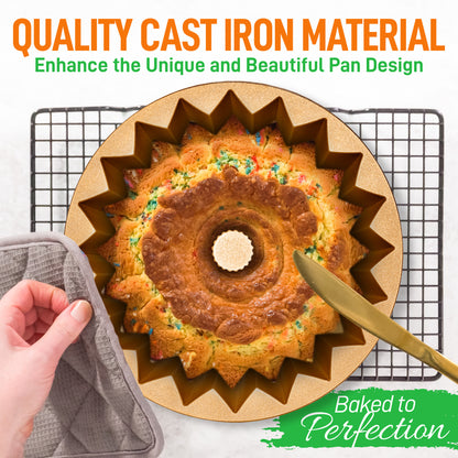 Die-Cast Aluminum French Wreath Pan NCBUTP42
