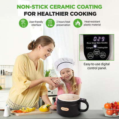 Portable Electric Rice Cooker NC12BBLACK
