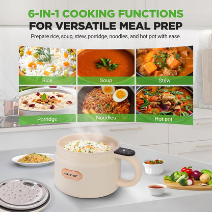 Portable Electric Rice Cooker NC12BWHITE