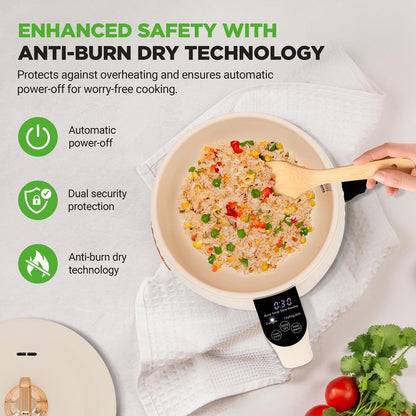Portable Electric Rice Cooker NC12BWHITE