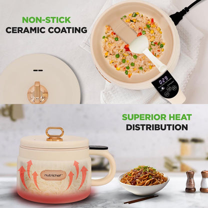 Portable Electric Rice Cooker NC12BWHITE