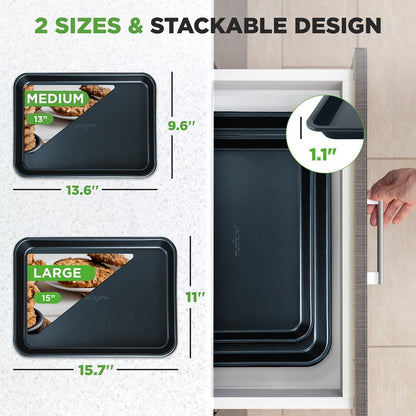 Nonstick Cookie Sheet Baking Pan NC2TRBU.5