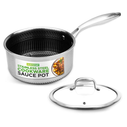 Stainless Steel Sauce Pot with Lid NC3PSP