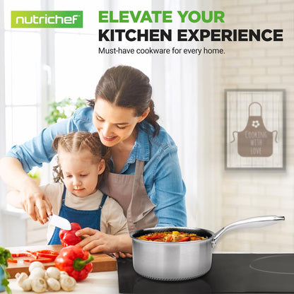 Stainless Steel Sauce Pot with Lid NC3PSP