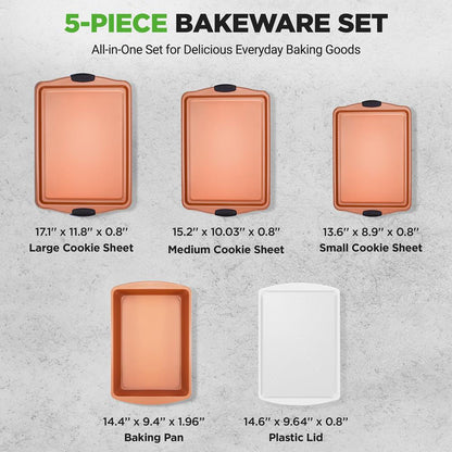 Home Kitchen Bake Pan Set NC5PCS