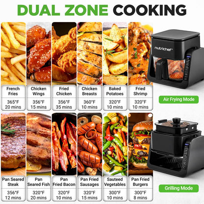 Electric Air Fryer and Grill NCAF538TB