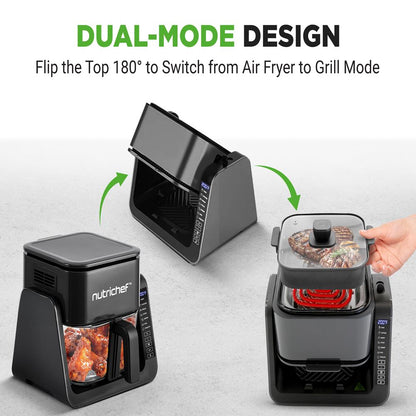 Electric Air Fryer and Grill NCAF538TB