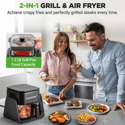 Electric Air Fryer and Grill NCAF538TB