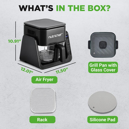 Electric Air Fryer and Grill NCAF538TB