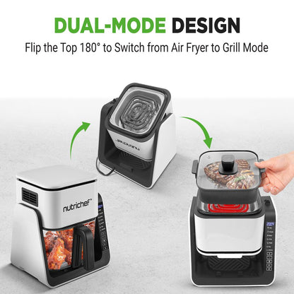 Electric Air Fryer and Grill NCAF538TW