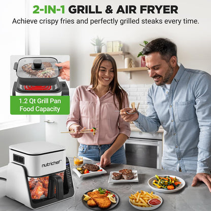 Electric Air Fryer and Grill NCAF538TW