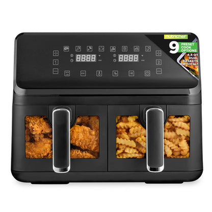 4.4QT Dual Basket Air Fryer NCAF5508AT