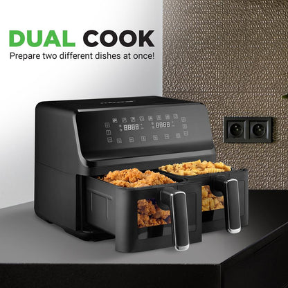 4.4QT Dual Basket Air Fryer NCAF5508AT