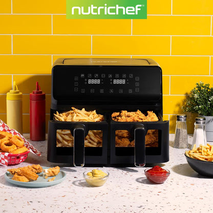 4.4QT Dual Basket Air Fryer NCAF5508AT
