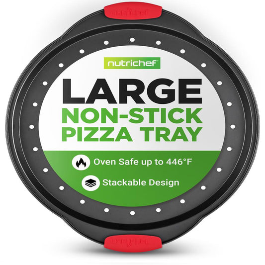 Nonstick Pizza Tray with Handle NCBPIZ1