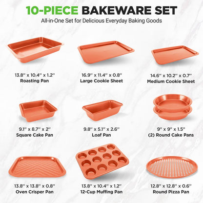 Home Kitchen Bake Pan Set NCBSCC54