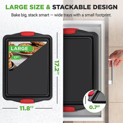 Non-Stick Cookie Sheet Tray NCBTLG3BK