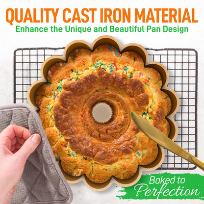 Die-Cast Aluminum Marquise Pan NCBUTP55