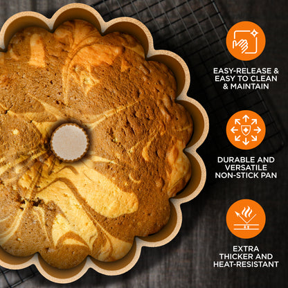 Die-Cast Aluminum Marquise Pan NCBUTP55