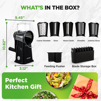 Rotary Cheese Grater NCCHS5BLDBK