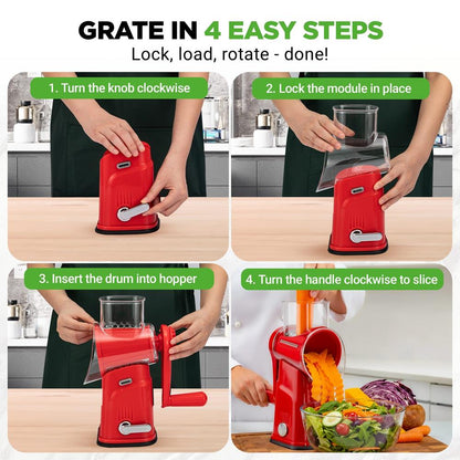 Rotary Cheese Grater NCCHS5BLDRD