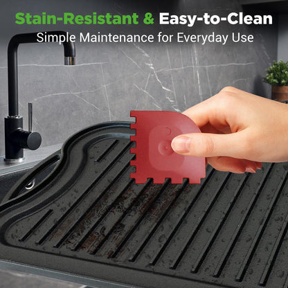 NutriChef 20″ Reversible Cast Iron Grill & Griddle Plate – Even Heating, Includes Scraper NCCIRG64
