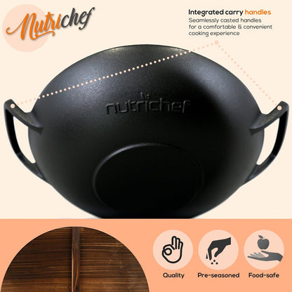 Cast Iron Wok NCCIWOK60