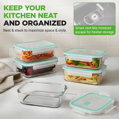 High Borosilicate Glass Food Container NCCLX5A2