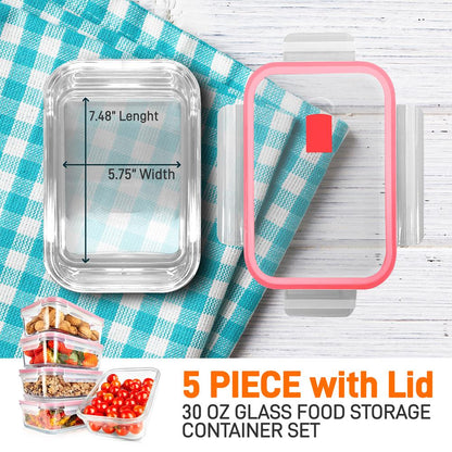 High Borosilicate Glass Food Container NCCLX5R9