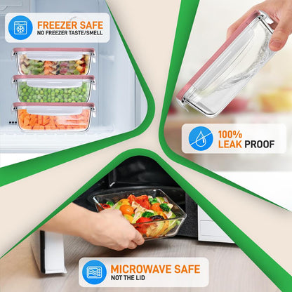 High Borosilicate Glass Food Container NCCLX5R9