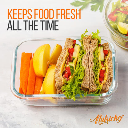 High Borosilicate Glass Food Container NCCLX5R9