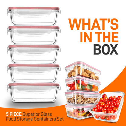 High Borosilicate Glass Food Container NCCLX5R9