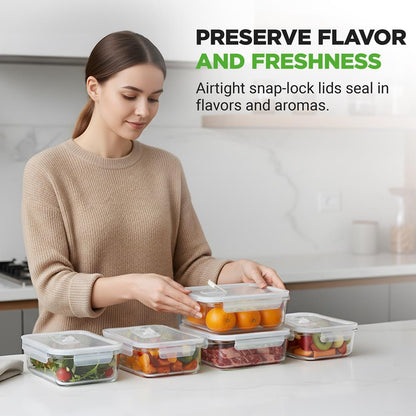 High Borosilicate Glass Food Container NCCLX5