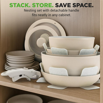 Home Kitchen Cookware Set NCCS18DTHCR