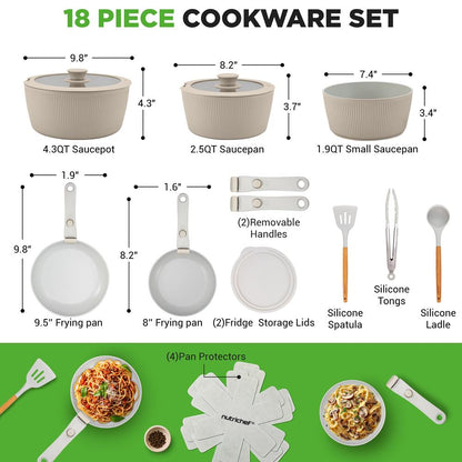 Home Kitchen Cookware Set NCCS18DTHCR